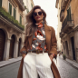 Preview: Wochenend-Aktion: Vintage Flowers First Love Kollektion - Eigenproduktion von Graustufen-Stoffe